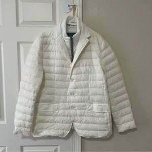 Herno Men's Quilted Goose Down Puffer Jacket with Removable Bib NWT Size 58 XXXL